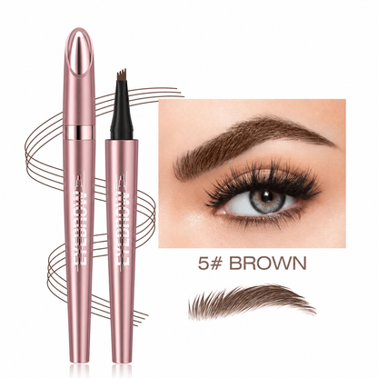 Buy 1 Get 1 Free/ Elunovie-Waterproof Micro-Fork Eyebrow Pencil