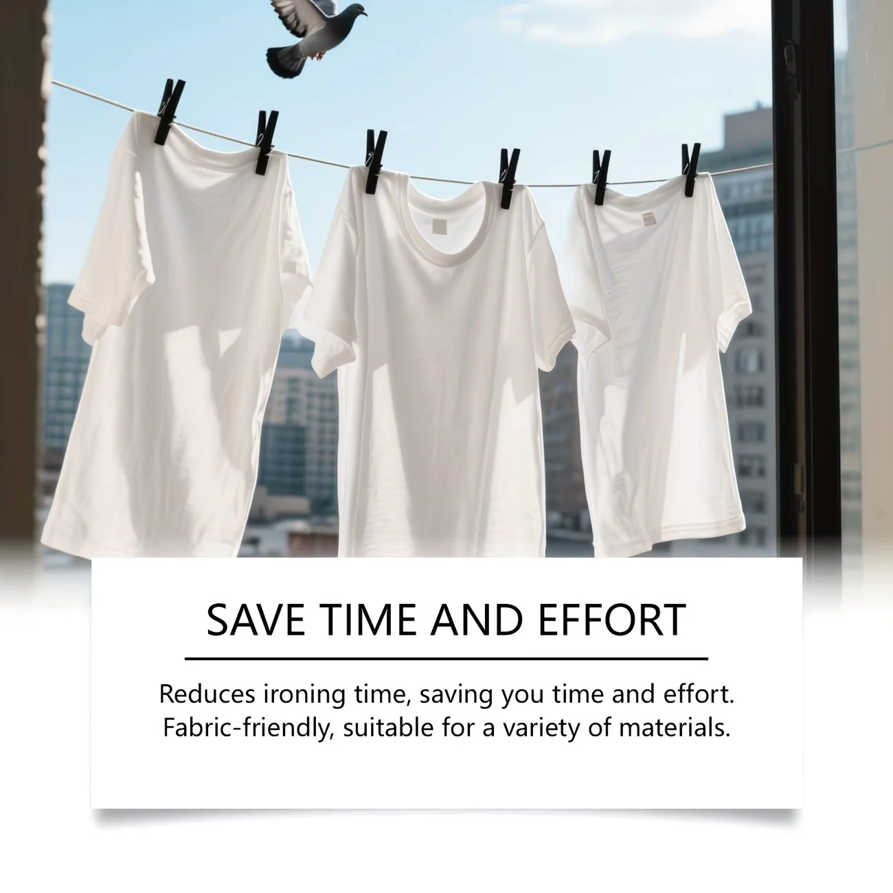 👔✨ Elunovie wrinkle release – no iron, travel-ready, static-free & fresh.