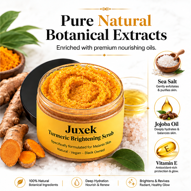 ✨ Turmeric Exfoliating Body Scrub for a Golden Glow 💛