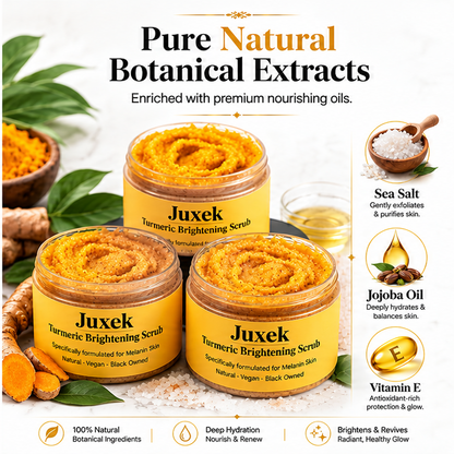 ✨ Turmeric Exfoliating Body Scrub for a Golden Glow 💛