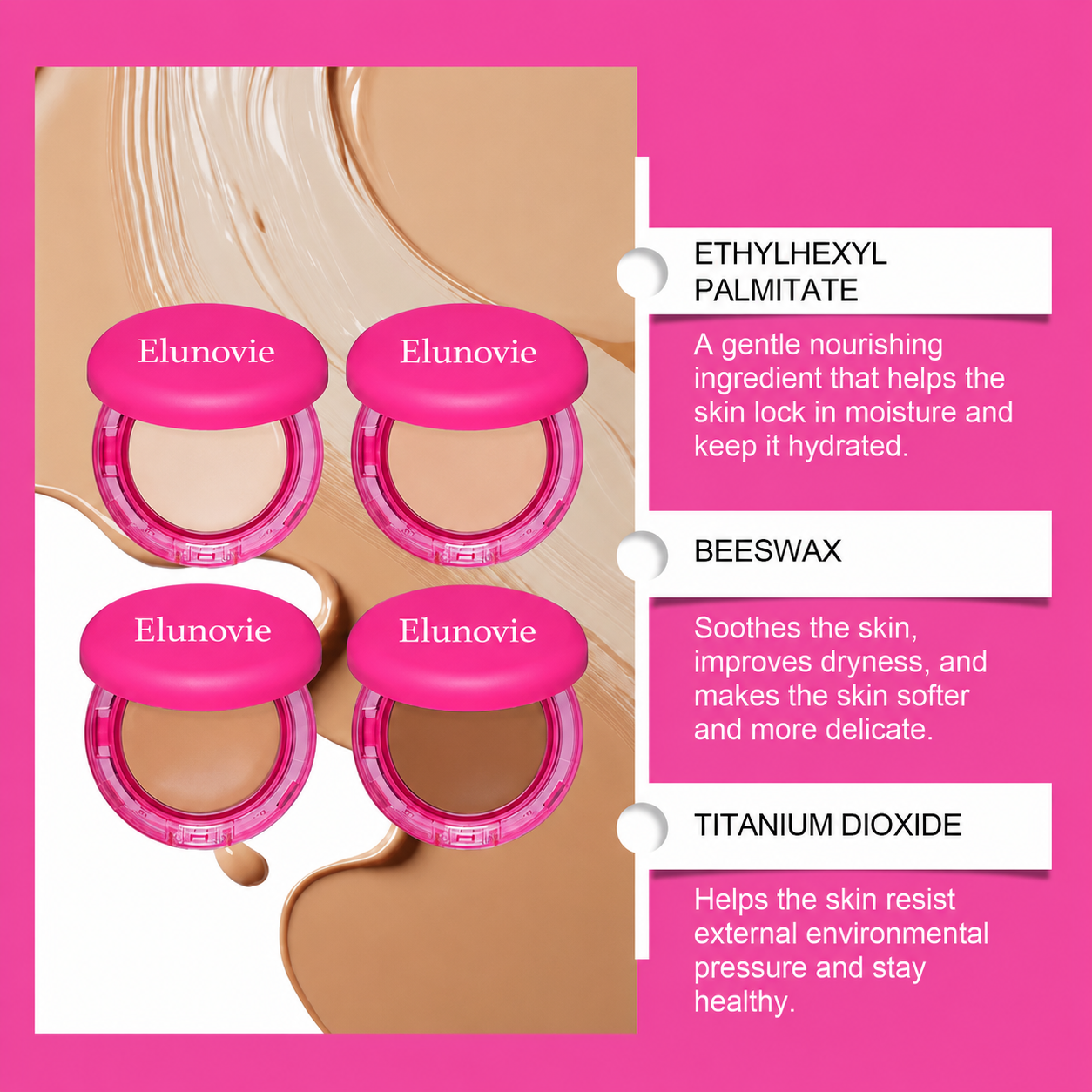 🎁 Buy One, Get One Free | Elunovie Beauty Peptide Bounce Balm Foundation ✨