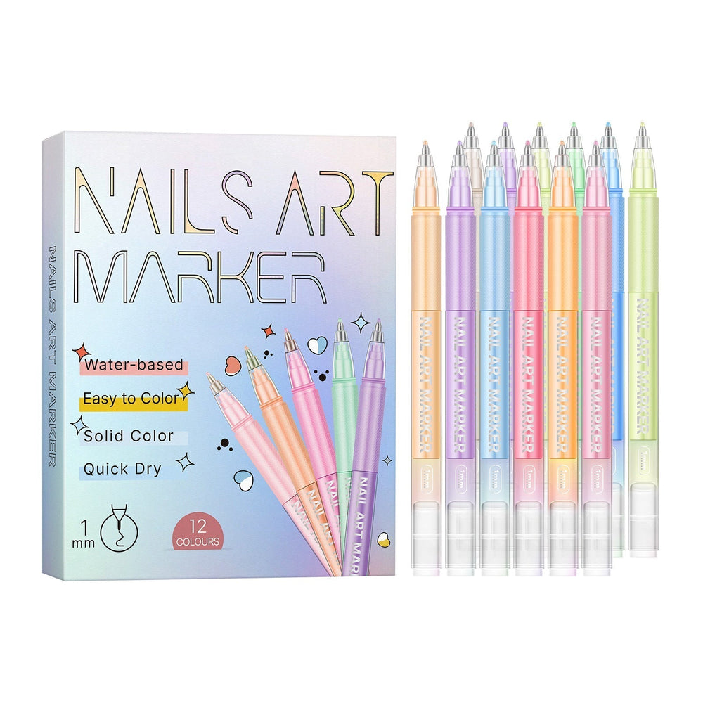 Nails after nail art design