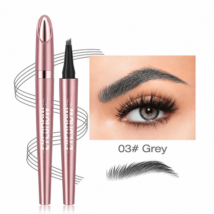 Buy 1 Get 1 Free/ Elunovie-Waterproof Micro-Fork Eyebrow Pencil