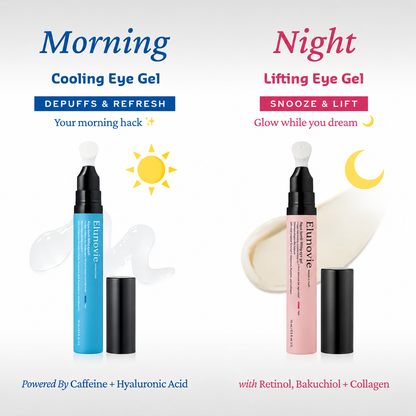 Elunovie Hydrating Lifting Eye Gel | Retinol + Collagen + Peptide Eye Cream