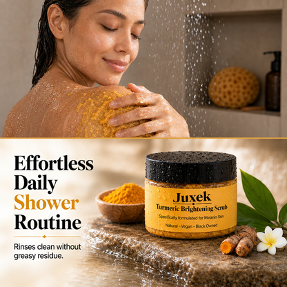 ✨ Turmeric Exfoliating Body Scrub for a Golden Glow 💛