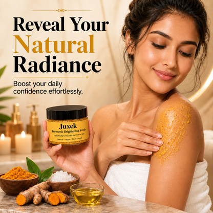 ✨ Turmeric Exfoliating Body Scrub for a Golden Glow 💛