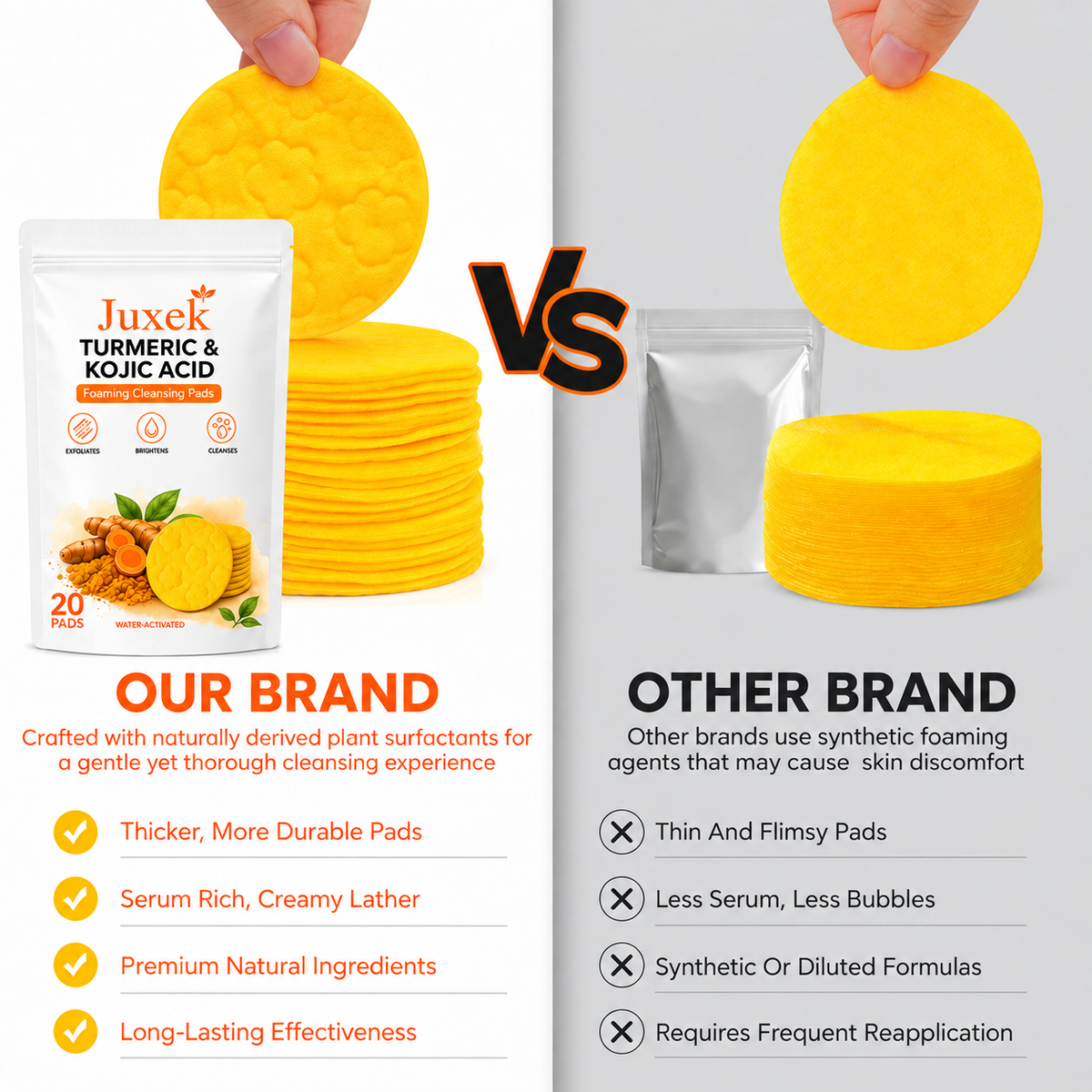 🔥Last Day 68% OFF-Juxek Turmeric Kojic Glow Pads