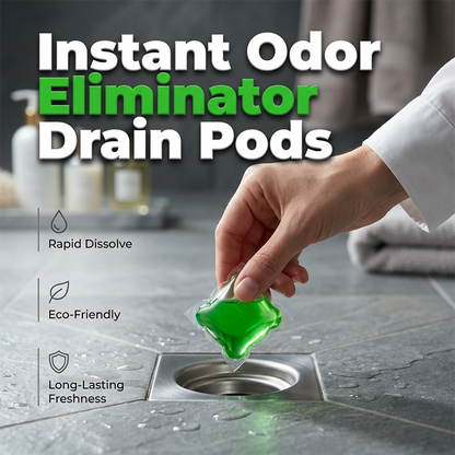 Drain Deodorizer Pods – Bio‑enzyme formula neutralizes smells at the source. Instant fresh scent, no harsh chemicals. Say goodbye to embarrassing odours. 🚰✅