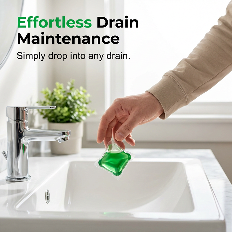 Drain Deodorizer Pods – Bio‑enzyme formula neutralizes smells at the source. Instant fresh scent, no harsh chemicals. Say goodbye to embarrassing odours. 🚰✅